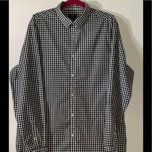 Black Gingham button down